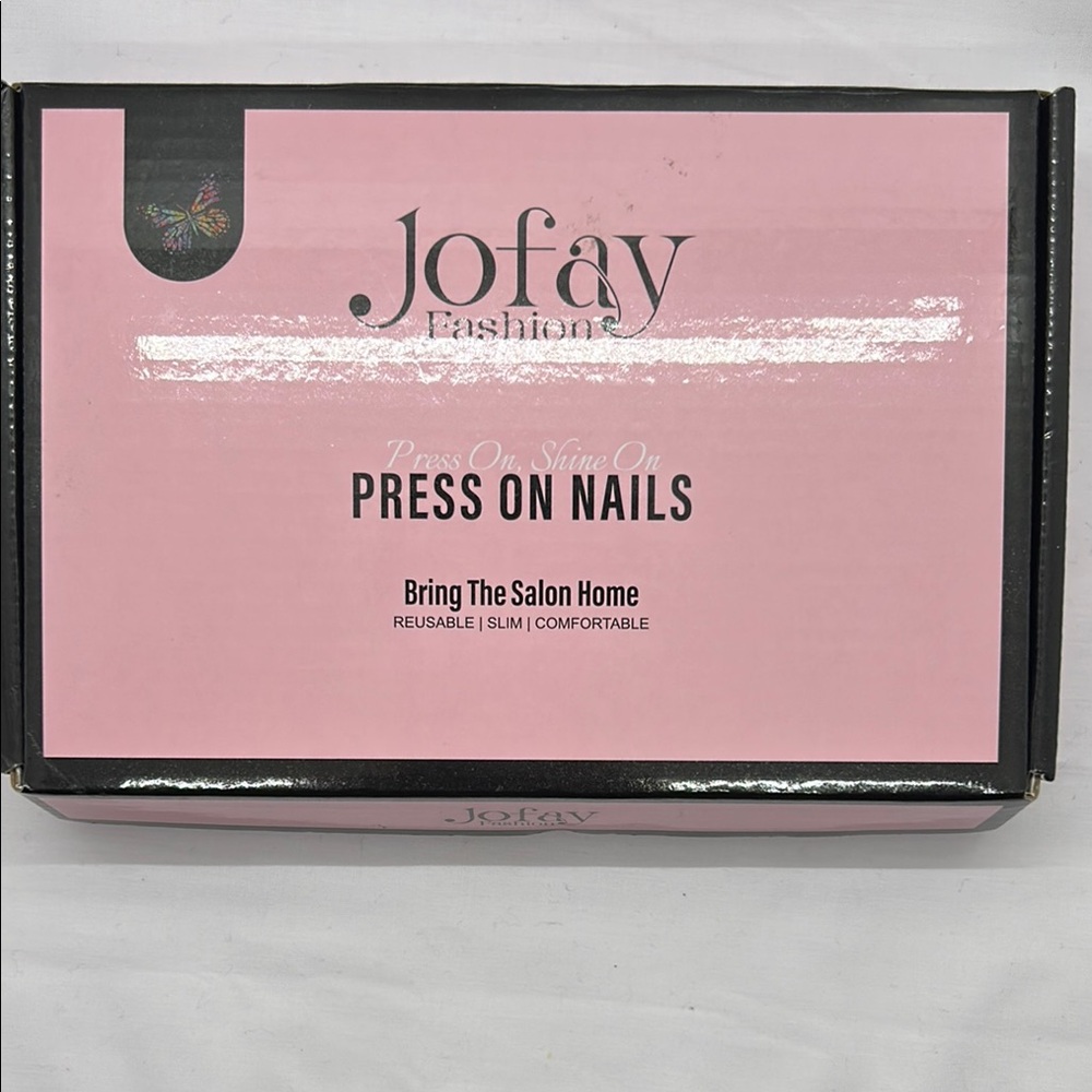Jofay Fashion Pink Press On Nails